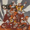 Illustration Motocross Art diamond painting