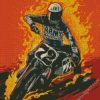 Illustration Motocross Racing diamond painting