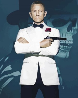 James Bond Actor diamond painting