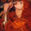 Joan of Arc Rossetti diamond painting
