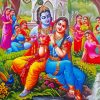 Krishna With Radha diamond painting