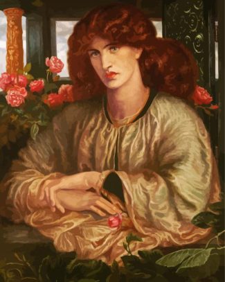 La Donna Della Finestra Rossetti diamond painting