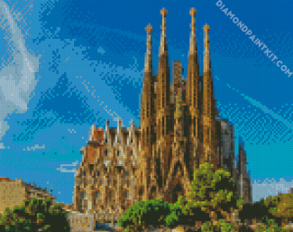 La Sagrada Familia diamond painting