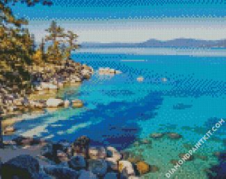 Lake tahoe usa diamond painting