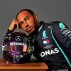 Lewis Hamilton Race Car Driver diamond painting