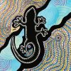 Lizard Aboriginal Art diamond painting