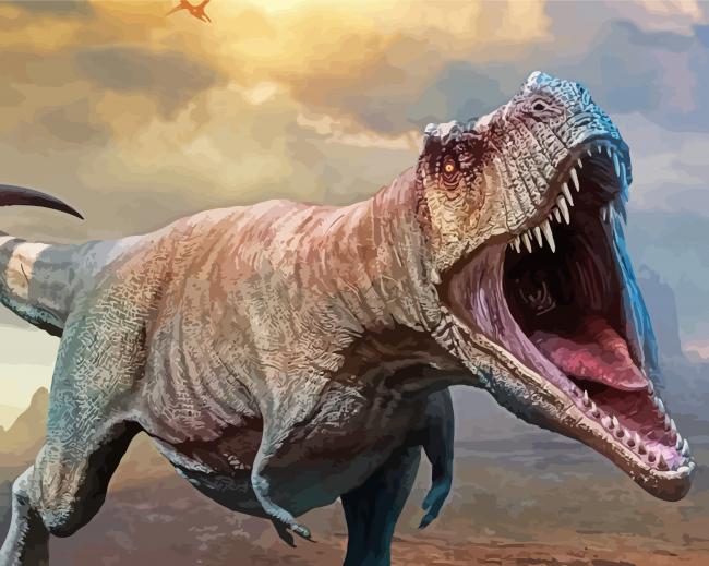 Mad T Rex Dino - 5D Diamond Paintings 