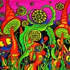 Magical Psychedelic Mushrooms diamond painting