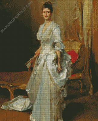 Margaret Stuyvesant Rutherfurd White By Sargent diamond painting