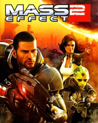 Mass effect Game Poster Diamond painting