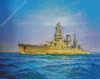 Military Navy Ship diamond painting