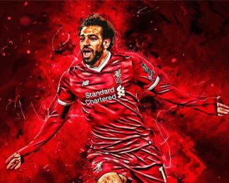 Mohamed Salah Player Art diamond painting