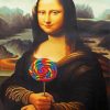 Mona Lisa And Lollipop diamond painting