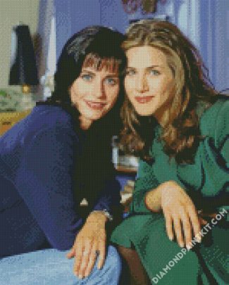 Monica And Rachel Green diamond painting