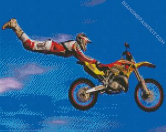 Motocross Jump diamond painting