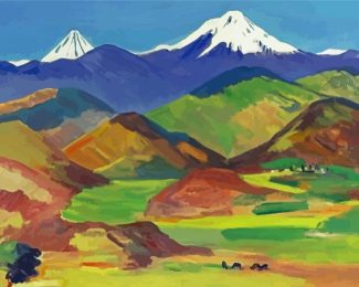 Mount Ararat By Saryan diamond painting