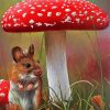 Mouse Under Toadstool diamond painting
