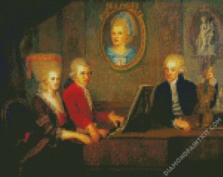 Mozart And His Wife diamond painting