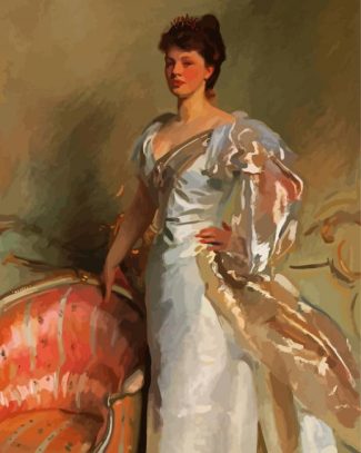 Mrs George Swinton By Sargent diamond painting