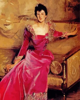 Mrs Hugh Hammersley By Sargent diamond painting