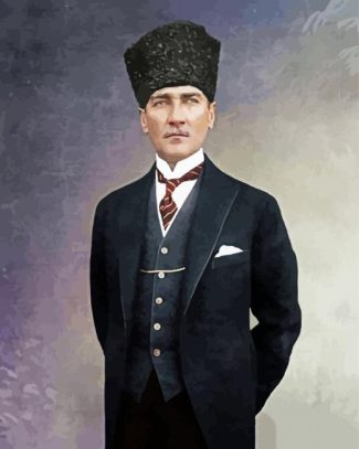 Mustafa Kemal Ataturk diamond painting