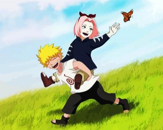 Naruto And Sakura diamond painting