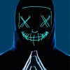 Neon Masked Anonyme diamond painting