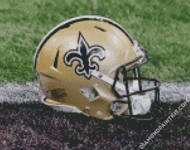 New Orleans Saints Helmet diamond painting