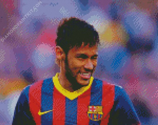 Neymar Barcelona Player diamond painting