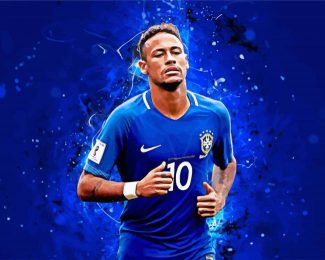 Neymar Football Player diamond painting