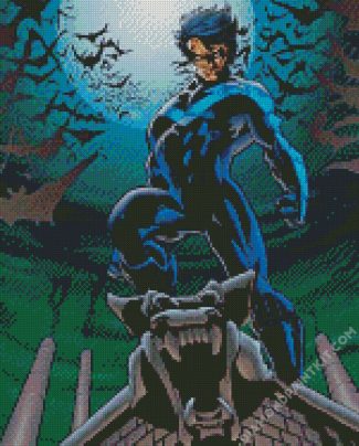 Nightwing Dick Grayson diamond painting