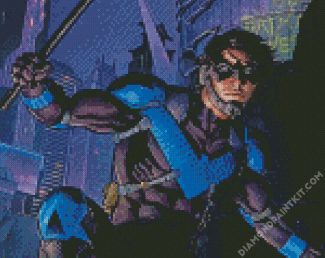 Nightwing Hero diamond painting