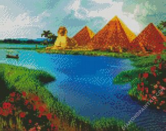 Nile River Egypt diamond painting