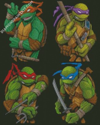Ninja Turtles Diamond Painting