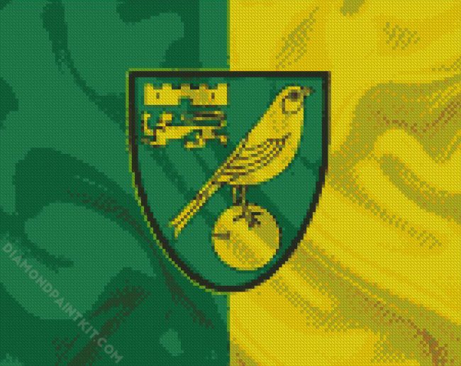 Norwich City Football Club Logo diamond painting