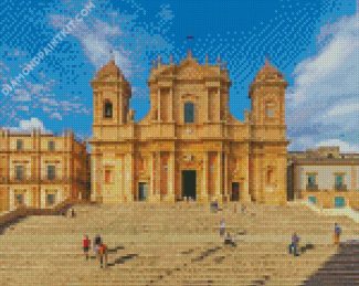 Noto Cathedral Sicilia diamond painting