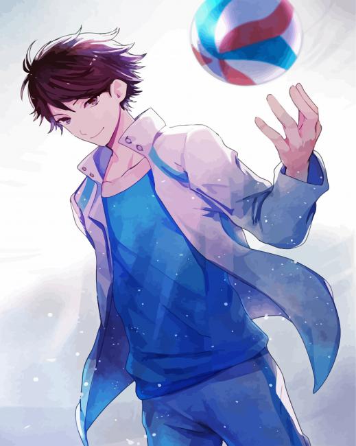 Anime Manga Haikyuu Volleyball Sports 5d Diy Diamond Painting