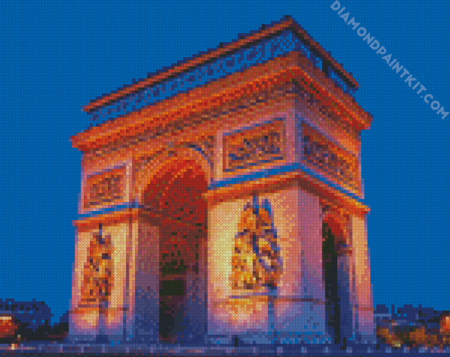 Paris Arc De Triomphe diamond painting