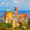 Park And National Palace Of Pena Sintra Building diamond painting