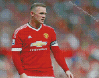 Player Wayne Rooney diamond painting
