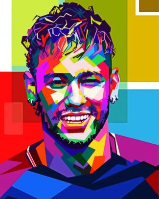 Pop Art Neymar diamond painting