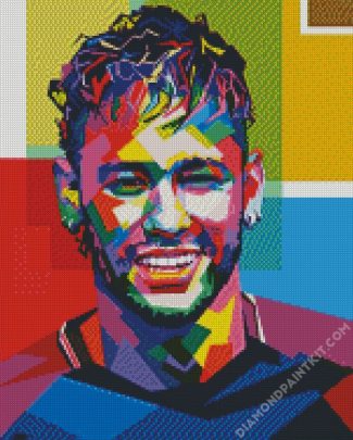 Pop Art Neymar diamond painting