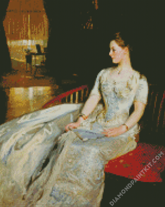 Portrait Of Mrs Cecil Wade By Sargent diamond painting