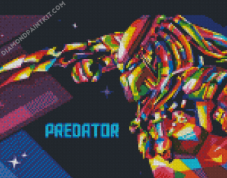Predator Pop Art diamond painting