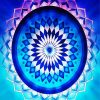 Psychedelic Mandala Flower diamond painting