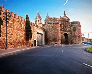 Puerta De Bisagra Toledo diamond painting