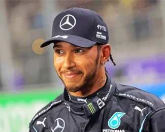 Race Car Driver Sir Lewis Hamilton diamond painting