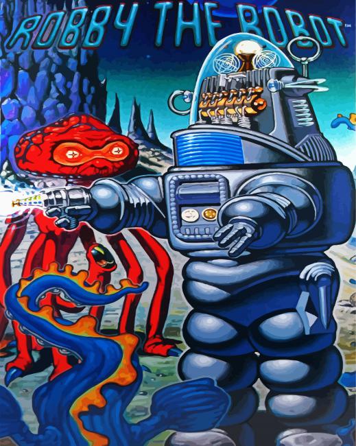 Robby The Robot - 5D Diamond Painting 