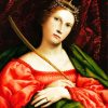Saint Catherine By Rossetti diamond painting