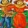 Scarecrow Couple diamond painting